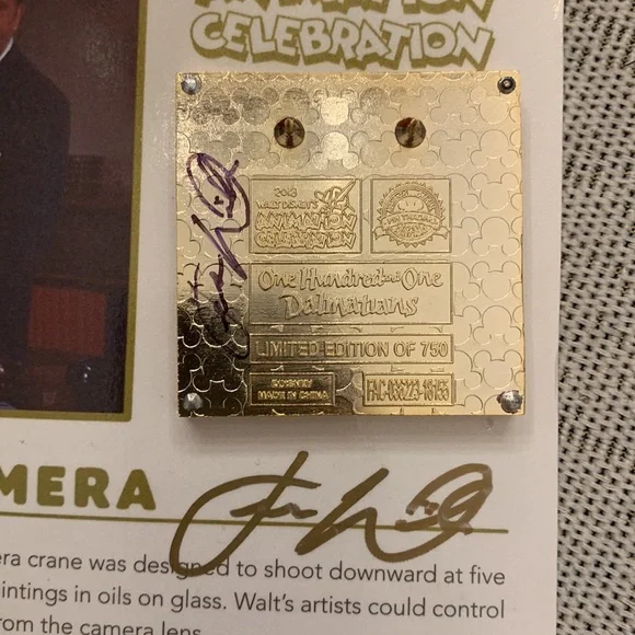 Disney 2018 Animation Celebration 101 Dalmatians Pongo Perdita Pin LE 750 SIGNED - Picture 10 of 13